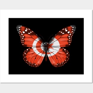 Tunisian Flag  Butterfly - Gift for Tunisian From Tunisia Posters and Art